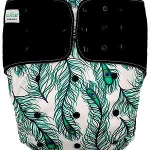 Cute Peacock Pattern Adult Cloth Diaper